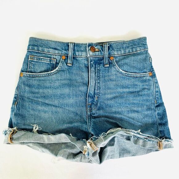 Madewell High Rise Denim Jean Shorts Size 26 - Picture 1 of 5